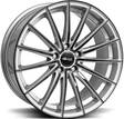 BROCK B36 Crystal Silver Black 8,5x19 5/112 ET45 CB66,6 60° - Alumiinivanteet - 24344 - 1