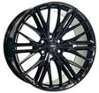 D19 Glossblack 9,5x22 6/139,7 ET18 CB106.1 60° - Alumiinivanteet - 338174 - 1