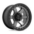 D752 BLOCK MATTE GUNMETAL W/ BLACK RING 9x18 6/139,7 ET-12 CB106,1 60° - Alumiinivanteet - 328054 - 1