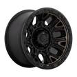 D824 TRACTION MATTE BLACK W/ DOUBLE DARK TINT 10x20 8/170 ET-18 CB125.1 60° - Alumiinivanteet - 311584 - 1