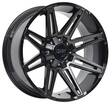 D88 Glossblack 8x18 6/130 ET48 CB84,1 60° - Alumiinivanteet - 317394 - 1