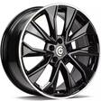 GASWORKS Black Glossy Lip Polished 7x17 5/112 ET40 CB57,1 60° - Alumiinivanteet - 323904 - 2