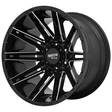 MO998 Gloss Black Milled 9x20 5/150 ET0 CB110,5 60° - Alumiinivanteet - 253464 - 1