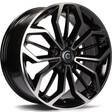 Montana Black Front Polished 6,5x16 5/108 ET50 CB63.4 60° - Alumiinivanteet - 313684 - 1