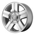 PR147 Silver Machined 8,5x20 5/120,65/127 ET0 CB78,1 60° - Alumiinivanteet - 280994 - 1