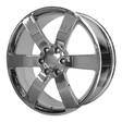 PR165 Chrome 10x24 6/139,7 ET31 CB78,1 60° - Alumiinivanteet - 299574 - 1