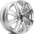 Pixel brilliant silver 5,5x15 4/100 ET35 CB67,1 60° - Alumiinivanteet - 313534 - 1