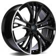 Power Black Front Polished 7,5x17 5/112 ET42 CB57.1 60° - Alumiinivanteet - 313494 - 1