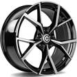 Predator Black Front Polished 8x18 5/112 ET45 CB57.1 60° - Alumiinivanteet - 314194 - 1