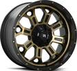 R-SERIES R12 Pol Bronze-Black 9,5x20 6/139,7 ET15 CB106.1 60° - Alumiinivanteet - 306924 - 1