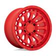 RAID MATTE RED 8,5x17 5/127 ET-18 CB71,5 60° - Alumiinivanteet - 295334 - 1