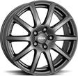RIAL Milano Titanium 6,5x16 4/100 ET40 CB63.4 60° - Alumiinivanteet - 306894 - 1
