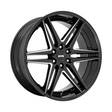 S267 DIRTY DOG GLOSSY BLACK MILLED 10x24 6/135 ET30 CB87,1 60° - Alumiinivanteet - 299874 - 1