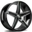 SV-N Galaxy Black Window Edges 9x18 5/112 ET40 CB66.5 60° - Alumiinivanteet - 314064 - 2