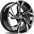 Slingshot Black Front Polished 8x18 5/112 ET45 CB66.5 60° - Alumiinivanteet - 314484 - 1