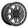WEBB UTV GLOSS BLACK W/ MACHINED FACE 7x14 4/110 ET51 CB80,2 60° - Alumiinivanteet - 325054 - 1
