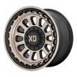 XD856 OMEGA SATIN BLACK W/ BRONZE TINT 9x17 6/135/139,7 ET-12 CB106,1 60° - Alumiinivanteet - 327864 - 1