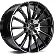 Performance Black Front Polished 9,5x20 5/112 ET45 CB66.5 60° - Alumiinivanteet - 313774 - 1