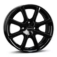 BORBET LV4 Black Glossy 7x17 4/100 ET44 CB64,0 60° - Alumiinivanteet - 340204 - 1