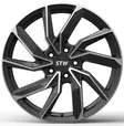 STW Aero Black Pol 8,5x18 5/112 ET56 CB57,1 R14 - Alumiinivanteet - 347164 - 1