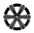 SP42 Matt Black polished 7x16 6/125 ET56 60° - Alumiinivanteet - 360604 - 1