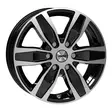 Quantro 6 Black Polished 7x17 6/120 ET45 60° - Alumiinivanteet - 360624 - 1