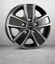 CWG Anthracite Dark Polished 6x16 5/130 ET68 60° - Alumiinivanteet - 360984 - 1