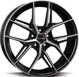 BORBET QX Black Pol Matt 8,5x20 5/108 ET45 CB72.5 60° - Alumiinivanteet - 356104 - 1