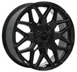 D212 Glossblack 8x17 5/112/120 ET45 CB74.1 60° - Alumiinivanteet - 357124 - 1