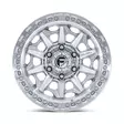 D883 COVERT SILVER W/ MACHINED FACE 9x17 6/139,7 ET1 CB106.1 60° - Alumiinivanteet - 368724 - 1