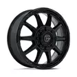 D911 CIRCUIT DUALLY GLOSS BLACK 8,25x24 8/200 ET105 CB142.0 60° - Alumiinivanteet - 370474 - 1