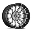 FC403 BURN CHROME W/ GLOSS BLACK LIP 9x20 6/135 ET1 CB87.1 60° - Alumiinivanteet - 342004 - 1