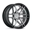 FC408 FLIGHT CHROME W/ GLOSS BLACK LIP 9,5x22 6/135 ET20 CB87.1 60° - Alumiinivanteet - 374374 - 1