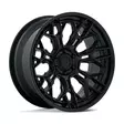 FC409 HIVE MATTE BLACK W/ GLOSS BLACK LIP 9,5x22 6/135 ET20 CB87.1 60° - Alumiinivanteet - 368784 - 1