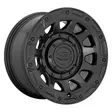 FC729 SATIN BLACK 9x17 5/114,3/127 ET-12 CB78,0 60° - Alumiinivanteet - 263024 - 1