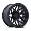 FC881 SURGE MATTE BLACK W/ GLOSS BLACK LIP 9x20 8/165,1 ET20 CB125,1 60° - Alumiinivanteet - 363044 - 1