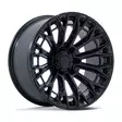 FC882 TRAX MATTE BLACK 9x17 6/139,7 ET1 CB106.1 60° - Alumiinivanteet - 356404 - 1