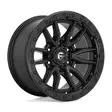 Fuel Rebel D679 Matte Black 9x18 6/139,7 ET1 CB106,1 60° - Alumiinivanteet - 345934 - 1