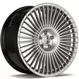 GIFT Diamond Hyper Silver 9,5x20 5/112 ET45 CB66.6 60° - Alumiinivanteet - 363214 - 1
