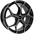 GP16 Black Polished 8x18 5/112 ET39 60° - Alumiinivanteet - 374144 - 1