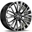 LOOP Black Front Polished 9x20 5/112 ET30 CB66.5 60° - Alumiinivanteet - 356494 - 1