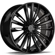 MF.12 Black Glossy 10x21 5/112 ET35 CB66.6 60° - Alumiinivanteet - 363334 - 1
