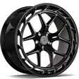 MF.19 Black Glossy 10,5x21 5/112 ET35 CB66.6 60° - Alumiinivanteet - 373204 - 1