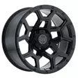 OVERLAND MATTE BLACK 9,5x17 5/139,7 ET0 CB78,1 60° - Alumiinivanteet - 286924 - 1