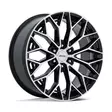 PE006 P5E GLOSS BLACK W/ MACHINED FACE 9,5x22 6/135 ET30 CB87.1 60° - Alumiinivanteet - 361224 - 1