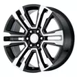 PR182 Gloss Black Machined 9x22 6/139,7 ET15 CB78.1 60° - Alumiinivanteet - 374714 - 1