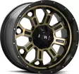 R-SERIES R12 Pol Bronze-Black 9,5x20 6/139,7 ET15 CB106.1 60° - Alumiinivanteet - 306924 - 2