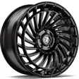 SCF-K Black Glossy 8x19 5/112 ET45 CB66.6 60° - Alumiinivanteet - 348394 - 1