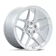TW008 SLIPSTREAM GLOSS SILVER W/ MACHINED FACE 9x20 5/120 ET27 CB74.1 60° - Alumiinivanteet - 369714 - 1