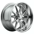 U110 RAMBLER CHROME PLATED 7x18 5x114,3 ET1 CB72.6 60° 725 kg - Alumiinivanteet - 354324 - 1
